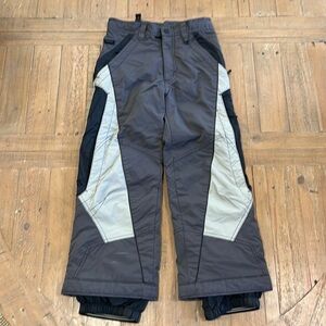 Obermeyer Mach one gray insulated snow pants